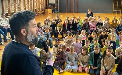 Obisk pisatelja Žiga X Gombača  slika 1