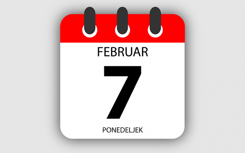 7. februar je pouka prost dan