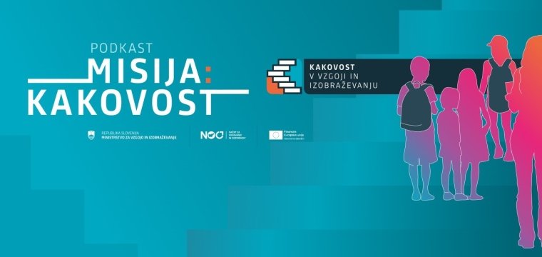 Prisluhnite podkastu Misija: kakovost (Sistematično do bralne pismenosti)